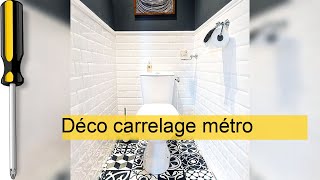 5 Idées décoration avec le carrelage métro ultra tendance [upl. by Kcinomod]