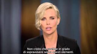 IL CACCIATORE E LA REGINA DI GHIACCIO  Intervista a Charlize Theron sottotitoli in italiano [upl. by Jennine757]