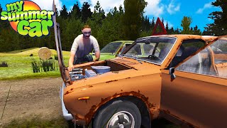 DRIVING WITHOUT OIL  RESCUE FROM COUSIN GREEN CAR  My Summer Car Story S4 174  Radex [upl. by Akcinahs918]