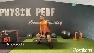 Exercise 19  Sumo deadlift with Elastiband® English version [upl. by Salomi584]