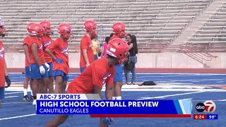 High School Football Preview Canutillo Eagles [upl. by Forelli]