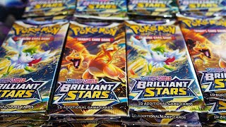 Opening 1000 Pokemon Brilliant Stars Booster Packs [upl. by Eelyma]