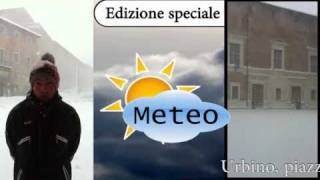 Meteo Fano speciale neve 2012 parte 1 [upl. by Jedlicka]