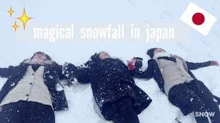 Magical Snowfall In Japan ft  Lena amp Aina  Euodias [upl. by Yeniffit516]