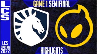 TL vs DIG Highlights Game 1  LCS Lock In Semifinals  Team Liquid vs Dignitas G1 [upl. by Karlise578]