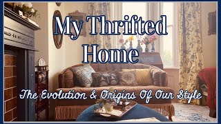 My Thrifted Home Tour Origins of Your Style williammorris frenchcountry Vintage Cottagecore [upl. by Edmonds80]