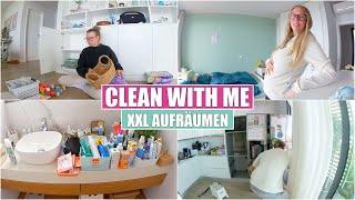 XXL Haus Cleaning mit Wehen 🤰🏼Aufräumen amp Sortieren  Isabeau [upl. by Ahcas95]