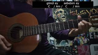 keklik gibi kanadımı süzmedimmelek mosso yorumgitar dersiakor [upl. by Aicena955]