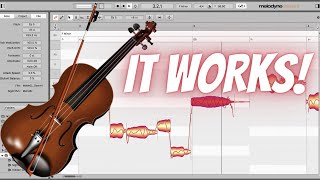 Melodyne Violin Tutorial  Perfect Pitch Formant  and Timing Correction [upl. by Runstadler]