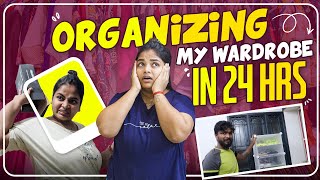 Smart Hacks In Wardrobe amp Closet Organization💥  தலையே சுத்திரிச்சு😮  Keerthi Shrathah [upl. by Quill]