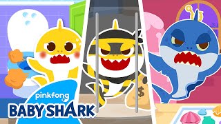 Baby Shark Hide and Seek Hospital Play and Many More  Compilation 3 HOUR  Baby Shark Official [upl. by Drewett]