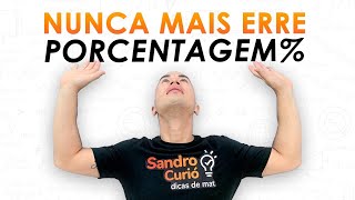 Fácil e Rápido  APRENDA PORCENTAGEM EM 8 MINUTOS [upl. by Dickinson]