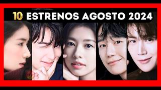 TOP DRAMAS COREANOS ESTRENOS AGOSTO 2024 ❤️ RECOMENDACIONES KDRAMAS 2024 ❤️ Dramas COREANOS 2024 ❤️ [upl. by Masha453]