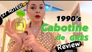 CABOTINE DE GRÈS 1990 perfume review unboxing amp first impressions cabotine perfume unboxing [upl. by Fotzsyzrk957]