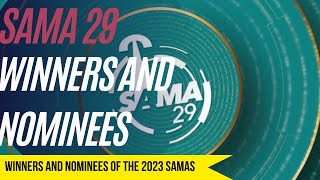 Sama 29 Winners  Full list 2023  South Africa Music Awards  2023 Winners and nominees [upl. by Hajidak556]