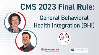 CMS 2023 Final Rule Behavioral Health Integration BHI [upl. by Esch]