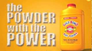 quotThe Powder with the Powerquot Original Gold Bond Powder Commercial [upl. by Namqul]