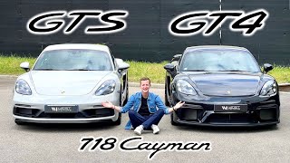 Porsche 718 Cayman GT4 vs GTS  Choix ÉVIDENT [upl. by Dahij801]