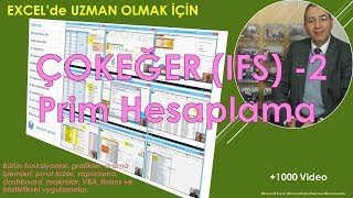 Excel ÇOKEĞER  IFS  2 Prim Hesaplama [upl. by Yarw]