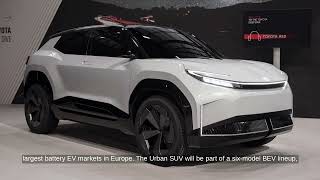 Toyota Urban SUV Previews Cheap Small EV Coming To Europe In 2024 [upl. by Earased592]