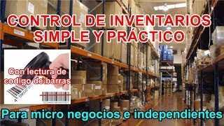 Control de Inventario almacen yo bodega entradas salidas y movimientos A3 [upl. by Rehc529]