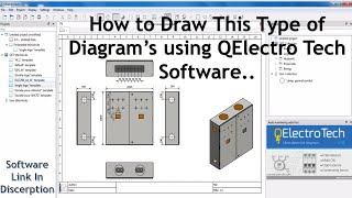 QElectro Tech Software using Panel View Diagram  QElectro Tech Software Tutorial Videos [upl. by Nosle871]