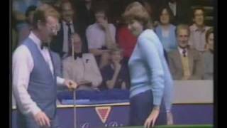 Dennis Taylor Funny Snooker Exhibition Trick Shots 1984 [upl. by Alanah]