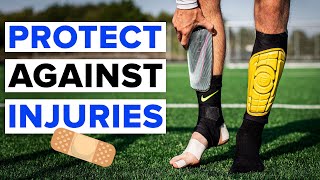 BEST FOOTBALL GEAR TO PREVENT amp AVOID INJURIES [upl. by Zakarias225]