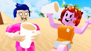 Roblox eat sand [upl. by Annaoi651]