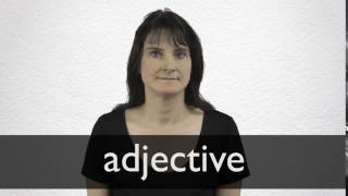 How to pronounce ADJECTIVE in British English [upl. by Nabroc735]