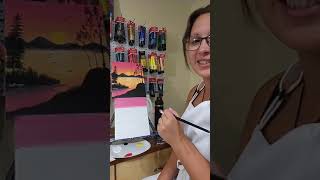 Sunset Painting Class Step by Step [upl. by Jeannine]