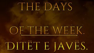 The days of the week [upl. by Margret]