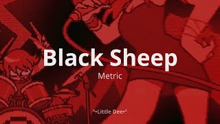 Black Sheep  Metric Brie Larson Vocal Version  Lyrics Eng  Esp [upl. by Elleirb]