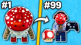 I built 100 LEGO MUSHROOMS 🍄 [upl. by Cleary]