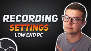 BEST OBS Recording Settings For LOW END PC 2024 NO LAG [upl. by Puduns]