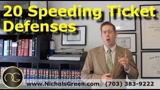 20 Speeding ticket defenses  Traffic attorney explains how to beat a speeding ticket [upl. by Osbourne]