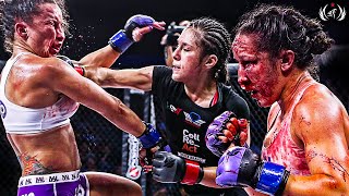 FULL FIGHT Alexa Grasso DESTROYS Jodie Esquibels FACE [upl. by Tarrah]