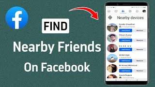 How To Find Nearby Friends On Facebook  New Update 2024 [upl. by Nolita991]