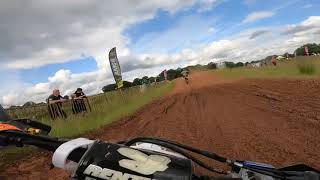 Amca National MX1 Junior Championship round 2 market drayton ollerton mx track race 1 part 1 [upl. by Volney]