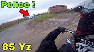 SORTIE EN 85 YZ  POLICE  BALADE 👮🏻🔥 [upl. by Chelsy]