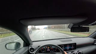 2021 Mercedes Benz A180 Berline 116 HP POV Test Drive [upl. by Sukramed]