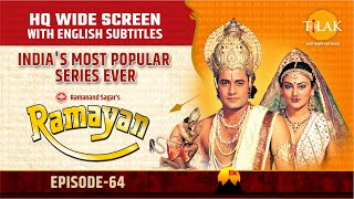 Ramayan EP 64  अतिकाय की परमगति  HQ WIDE SCREEN  English Subtitles [upl. by Aramoy310]