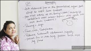 appendicitis causes clinical manifestations diagnosis management explanation in hindi [upl. by Enirolf984]