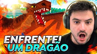 ENFRENTEI UM DRAGÃO NO MINECRAFT 332 [upl. by Lev]