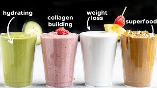 Creamy SUPERFOOD Smoothies without bananas KETO [upl. by Aiekan]