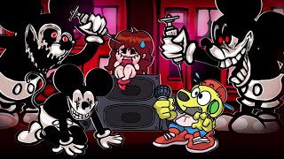 MICKEY NOOO Friday Night Funkin CURSED MICKEY MOUSE MOD FNF Mods 99 [upl. by Ahcmis]