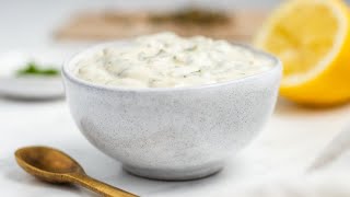 Easy Tartar Sauce Recipe [upl. by Parent]