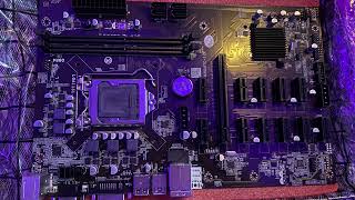 Aliexpress B250 12P BTC motherboard overview and function test [upl. by Brig]