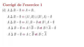 Exercices de la théorie des ensembles Série N° 4 [upl. by Solotsopa61]