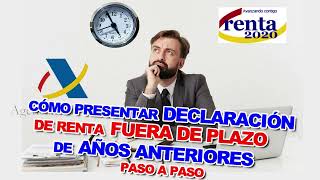 CÓMO PRESENTAR 🚀DECLARACION DE RENTA FUERA DE PLAZO🚀PASO A PASO🚀RENTA 2021🚀RENTA 2022 [upl. by Cosimo]